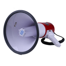 Load image into Gallery viewer, Rechargeable 50 Watt Loud Megaphone with Siren Bullhorn Speaker Outdoor Portable Amplifier
