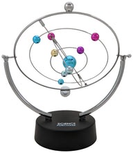 Load image into Gallery viewer, Kinetic Perpetual Motion Galaxy, Outer Space Gadget That Flips and Rotates in Continuous Motion, Battery Operated Desktop Toy
