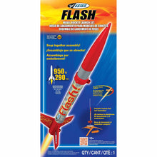 Load image into Gallery viewer, Estes 1478 Flash Rocket Launch Set, Beginner Skill Level Kit with Launch Controller and Launch Pad
