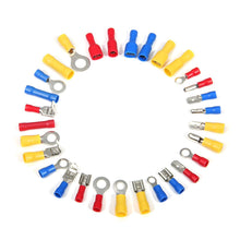 Load image into Gallery viewer, 480 Piece Electrical Terminal Assortment - Includes Convenient Case - Electrical Wiring Wire Terminal Crimp Connector Kit Butt Spade Set
