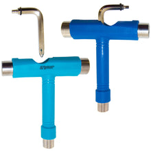 Load image into Gallery viewer, 2 Pack T-Tools for Skateboards / Longboards: 3/8&quot;, 1/2&quot;, 9/16&quot; Sockets, Screwdriver, and Hex Key
