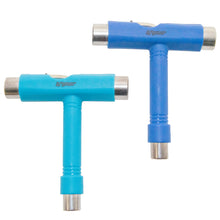 Load image into Gallery viewer, 2 Pack T-Tools for Skateboards / Longboards: 3/8&quot;, 1/2&quot;, 9/16&quot; Sockets, Screwdriver, and Hex Key
