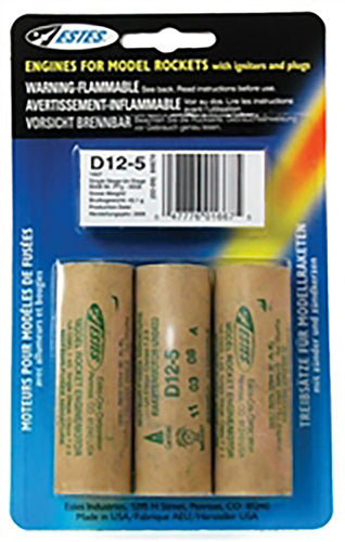 Estes Model Rocket Engines E9-6 | Package of 3 Engines, Igniters and Plugs