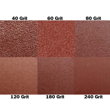 Load image into Gallery viewer, 120 Pack Mouse Detail Sander Sandpaper - Includes 40, 60, 80, 120, 180, and 240 Grits (20 Sheets of Each Grit), Hook and Loop, 5 Hole
