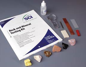 Conduct a series of tests to distinguish between rocks & minerals | Your students will perform a variety of tests on the six specimens provided to first identify which are rocks and which are minerals. | perform the series of standard tests used in analyzing geological specimens, including color; luster; streak; hardness; cleavage and fracture; specific gravity; magnetic attraction; and reaction to an acid.