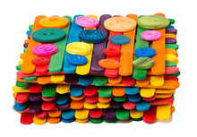 Load image into Gallery viewer, Hygloss Products Colored Craft Sticks – Vibrant Wood Popsicle Sticks – 4.5 Inches, 500 Mixed Colors
