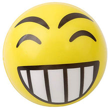 Load image into Gallery viewer, 12 Pack of Smiley Face Emoji Stress Balls - 2.4 Inch Assorted Squeezable Yellow Smilies
