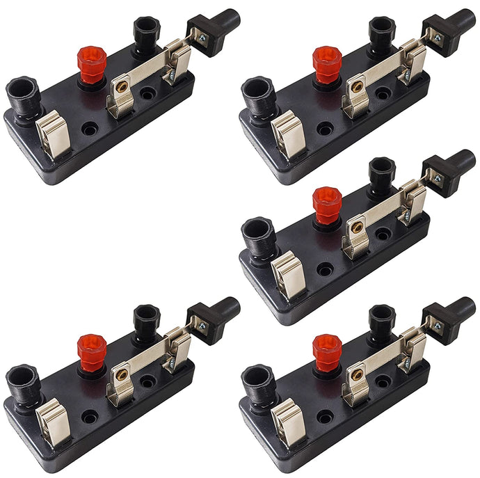 5 Pack SPDT Knife Switches (Single Pole Double Throw), 2.98