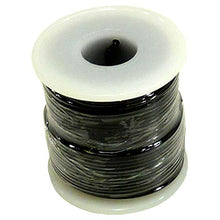 Load image into Gallery viewer, Stranded Hook Up Wire - 22 Gauge, 100 Foot Spool - Black (Shade May Vary)
