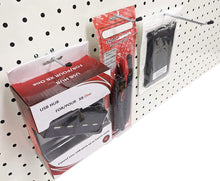 Load image into Gallery viewer, 80 Piece Pegboard Hooks &amp; Holders Set for 1/8&quot; or 1/4&quot; Pegboards with 1&quot; Spacing - Includes Straight, Curved, Angled Hook + Ring, Plier Holder + Bins
