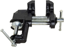 Load image into Gallery viewer, Durable 3 Inch Clamp-On Metal Vise, Attaches to Any Table up to 1.8 Inches Thick
