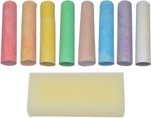 Load image into Gallery viewer, 108 Jumbo Sidewalk Chalk Sticks with 2 Sponge Erasers and 2 Storage Boxes
