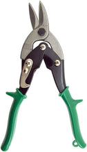Load image into Gallery viewer, Heavy Duty Offset Straight and Right-Cut Aviation Tin Snips Metal Cutter, 10 Inch Overall Length with Comfort Grip Handle
