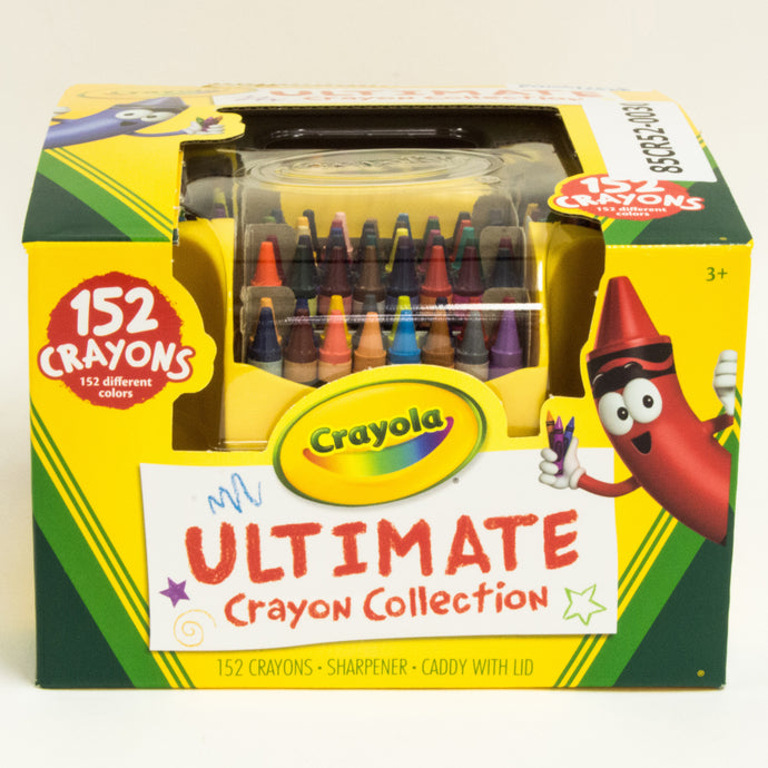 CRAYOLA CRAYON SET: 152 classic crayons in a durable Crayon Storage Caddy. | DOUBLE WRAPPED & DURABLE: These kids' art tools are double wrapped for extra strength. | GLITTER & METALLIC CRAYONS: 152 different colors including glitter and metallic colors. | COLORING BOOKS & ART PROJECTS: These are the perfect art tools for arts, crafts and creative fun. | PORTABLE ART SUPPLIES: Take this bulk crayon collection with you wherever you go. Colors are easily visible in this unique crayon storage caddy.
