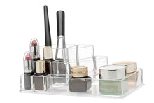 Load image into Gallery viewer, Clear Acrylic Makeup Organizer with 3 Large Drawers - Chest Case Holder for Lipstick, Cosmetics, and Jewelry
