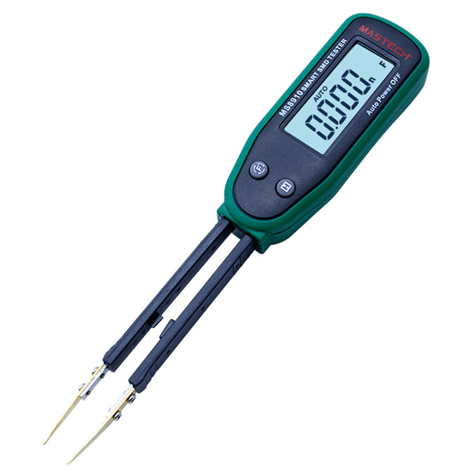 Specially designed for measuring SMDs (Surface Mount Devices) | Diode check, Continuity test , 3000 counts LCD display | 6-range Resistance measurement 0 to 300 ohms to the highest 0 to 30 Mohms | 8-range capacitance measurement 0 to 3 nF to the highest 0 to 30 mF | Auto Ranging, Auto Power Off, Data Hold, Low Battery Display