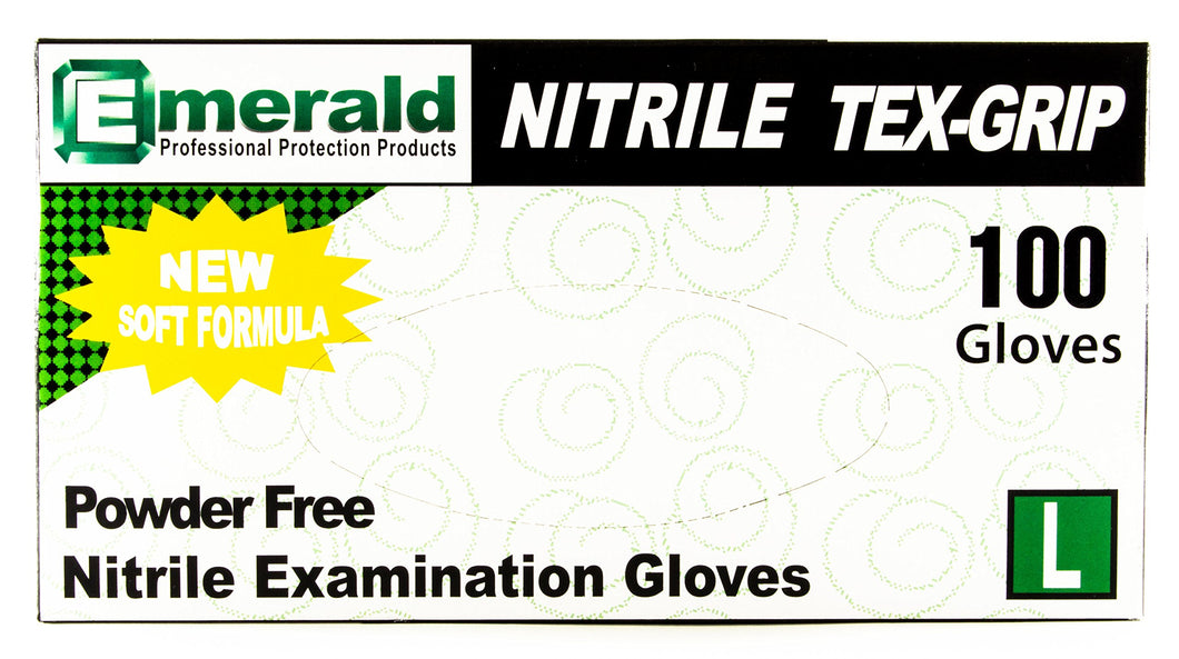 100 Gloves Per Box | Large | Nitrile Powder-Free | Latex-Free | 