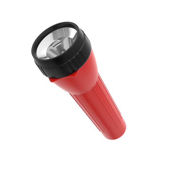 BRIGHT LED TECHNOLOGY: LED bulb produces bright white light for a variety of tasks around the house | EASY TO USE: The ribbed casing gives you a secure, easy grip. Easy-to-operate, no-hassle switch. | EVEREADY POWER: Comes with 2, Eveready D Batteries - so you have power and light when you need it! | LIFETIME LED BULB: Lifetime LED bulb never needs to be replaced! | LONG RUN-TIME: 60 hours of run-time, so you have light when you need it! The perfect flashlight to have in emergencies, storms, etc.
