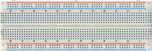 Load image into Gallery viewer, Premium Solderless Breadboard, 6.5&quot; x 2.1&quot; with 830 Tie Points, Includes 70 Piece Jumper Wire Kit
