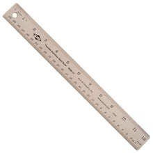 Load image into Gallery viewer, ALVIN 12 Inch Stainless Steel Ruler with Non-skid Cork Backing, Great for Drafting, Architecture, Engineering, and Art (R590-12)
