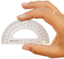 Load image into Gallery viewer, Westcott Clear Protractor, 3½&quot; 180° (3751)
