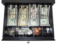 Load image into Gallery viewer, Durable Lightweight Cash Drawer with RJ12 POS Connection, 2 Keys Included
