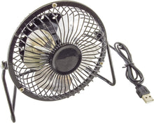 Load image into Gallery viewer, 4&quot; Angle Adjustable Mini USB Powered Fan - Perfect Size for a Desktop
