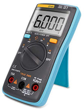 Load image into Gallery viewer, Auto-Ranging True RMS Digital Multimeter Backlit 6000 Counts LCD Display, Measures AC/DC Voltage &amp; Current, Resistance, Capacitance, Frequency, more
