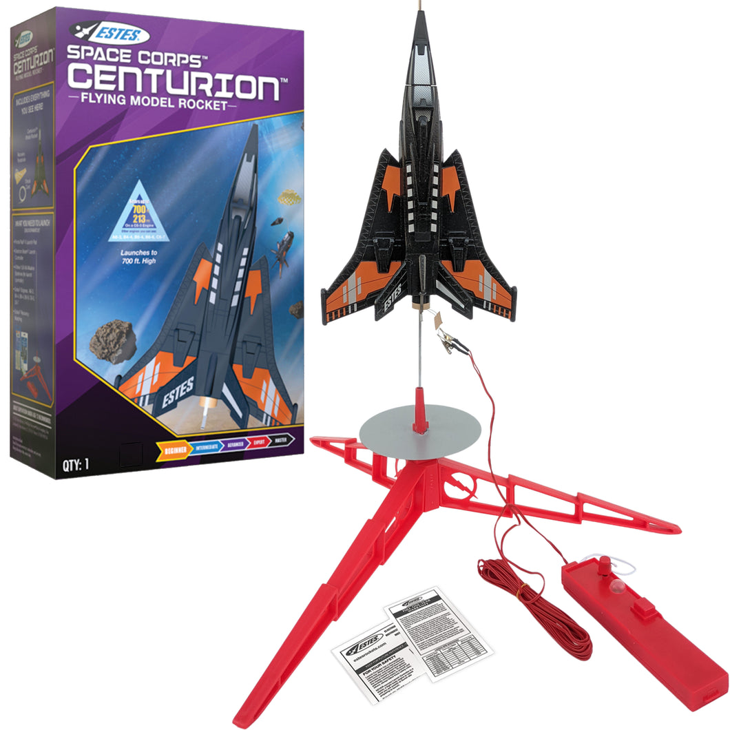Space Corps Centurion Launch Set - Includes Rocket, Launch Controller, and Launch Pad