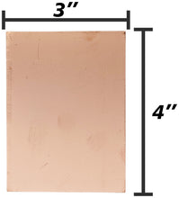 Load image into Gallery viewer, 3&quot; x 4&quot; Single Sided Copper Clad Circuit Board, FR-4 Fiber Glass
