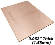 Load image into Gallery viewer, 3&quot; x 4&quot; Single Sided Copper Clad Circuit Board, FR-4 Fiber Glass
