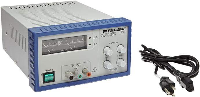 Continuously monitor voltage and current output on two analog meters | Connect two supplies in parallel to double the current output | Connect two supplies in series to double the voltage output | Operate continuously at full load without overheating | Fully overload protected