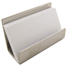 Load image into Gallery viewer, Stainless Steel Professional Business Card Holder Display Stand
