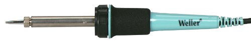 Professional soldering iron ideal for a wide variety of electronic tasks | Tip Temperature is 750° F | Quick change knurled collar with stainless steel barrel | Cushion grip handle and plug-in heating element | Made in Mexico