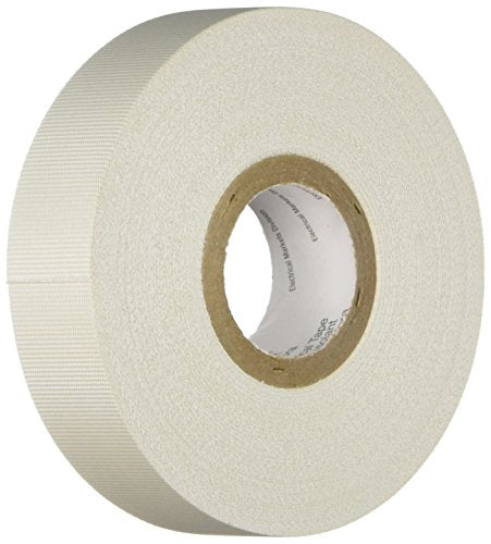 Color=White, Width=3/4 in, Length=66 ft, Thickness=7 mil, Tensile Strength (2)=150 lb/in, Material=G | Is a woven glass cloth tape designed to operate in 600-volt dry applications, requiring high mechan | The glass cloth is specially treated and prepared to provide corrosion-free protection | It will not shrink, rot, or burn and has a high tensile strength | Contains pressure-sensitive thermosetting adhesive which performs as Class B temperature (266F / 13