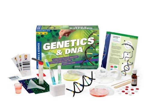 Learn the basics of genetics and DNA. | Assemble a model to see the elegant double-stranded Helical structure of DNA. | A parents' Choice Gold award winner | 20 experiments in the 48 page full color experiment manual and learning guide | 
