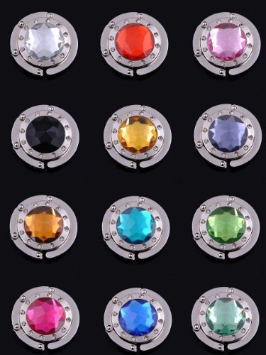 Beautiful adornments to match with your handbags Foldable and magnetic closure, easy to pack and store | It's used to hang your handbag from a table or bar | Great beautiful and convenient to carry