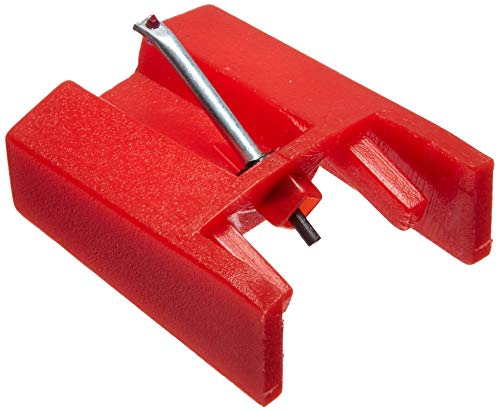 Replacement diamond conical tip stylus needle | Compatible with many record players and cartridges (see description for list) | Measures .4