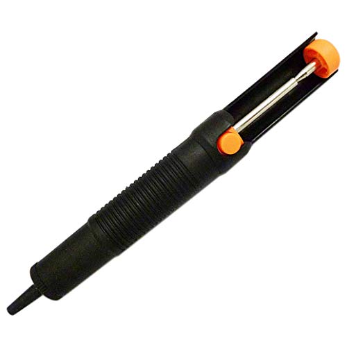 Powerful suction desolder pump | Heavy duty plastic construction | ESD safe | PTFE nozzle | 7.3