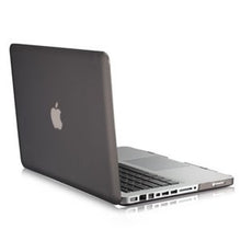 Load image into Gallery viewer, (Rubberized See Through),Prefect fit for Macbook Air 13&quot; | Comes with Matching Color Keyboard Skin (SMOKE BLACK)- Sleek and Stylish | Snap on design, easy on easy off. Plug your charger, cable or headset without removing the case. | Protect your Macbook Air from Dust, Scratches, spills, and elongate the life of your Mac | Personalize your MacBook Air to your Favorite Color.
