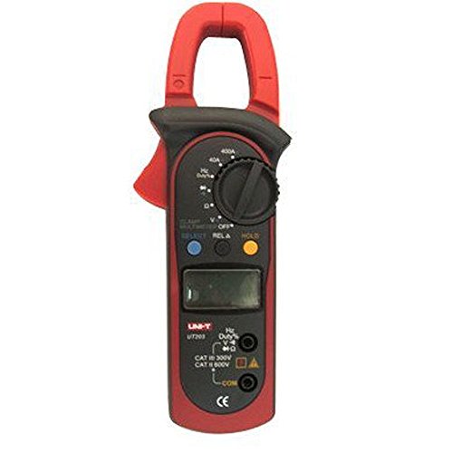 Uni-t Digital Clamp Multimeters Ut203 Ut-203 Ohm DMM Dc Ac Current Voltmeter 400a