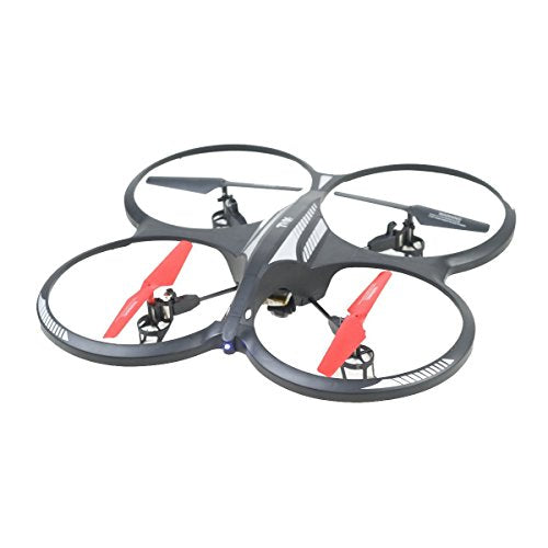 X Drone GSHOCK 2.4GHz 4ch Radio Control UFO with gyro & Camera (Big) Black+Red - Camera Drone