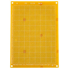 Load image into Gallery viewer, Single sided pads | Solder-ringed holes accepts DIPs, sockets, headers | Holes: 2200 | Measures 6.3&quot; x 4.5&quot; | Electronix Express brand, Model PB-13
