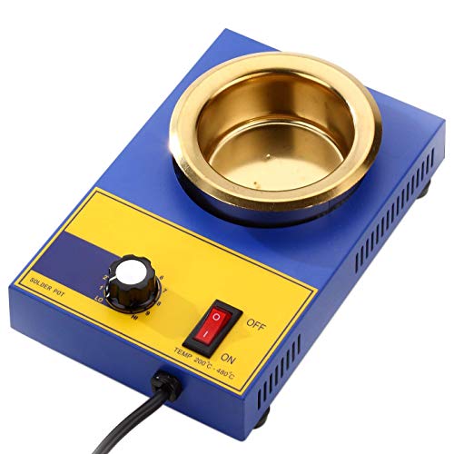 Made with anti-erosion and heat resistant alloys | Power Rating: 250W | Temperature Range: 200C - 480°C | Melting Time: 8mins | Max Solder Weight: 800gms