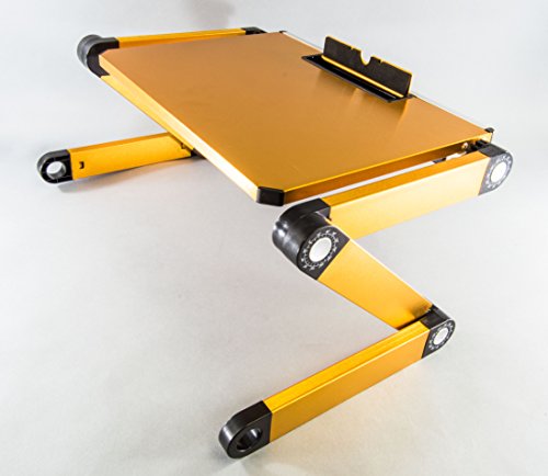 Premium Aluminum 360 Adjustable Portable Folding Lapdesk