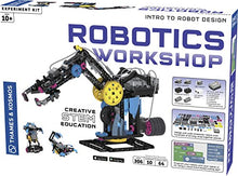 Load image into Gallery viewer, Build and program Robots with this compete robotics engineering system | Robots can be controlled directly in real-time! | Build an ultrasound robot that can avoid obstacles | 64-Page, full-color manual features step-by-step illustrated building instructions | The core controller features a Bluetooth connection to tablets and smartphones and a USB connection to a PC
