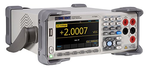 Dual display. True RMS. Basic DC accuracy: 01 percent | Dcv/dci, acv/aci, 2/4 wire R, C, CONT, diode, freq, period, Temp | Built-in cold junction compensation for TC temperature measurements | USB host, USB device, LAN interfaces | Up to 150 readings/sec, statistics, graphs