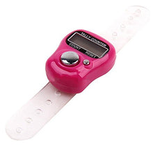 Load image into Gallery viewer, Small and compact design, one hand operation. | Easy to read, easy to use. | Perfect for knitting, sporting, crocheting. | Rugged casing, bold display. | Large function button, light weight.
