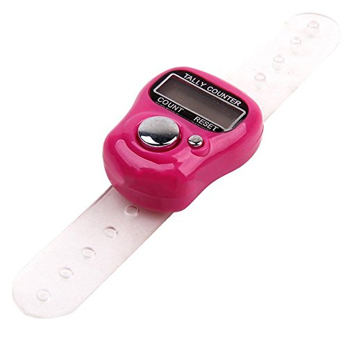 Small and compact design, one hand operation. | Easy to read, easy to use. | Perfect for knitting, sporting, crocheting. | Rugged casing, bold display. | Large function button, light weight.