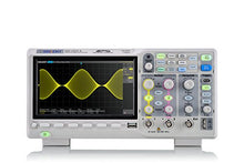 Load image into Gallery viewer, 200 mhz bandwidth | Real-time sampling rate up to 1 gsa/use | IRecord length up to 14 Mpts | Standard serial bus triggering and decode, supports iic, spi, uart, Rs232, can, and lin | 1M points fft
